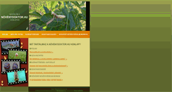 Desktop Screenshot of novenydoktor.hu